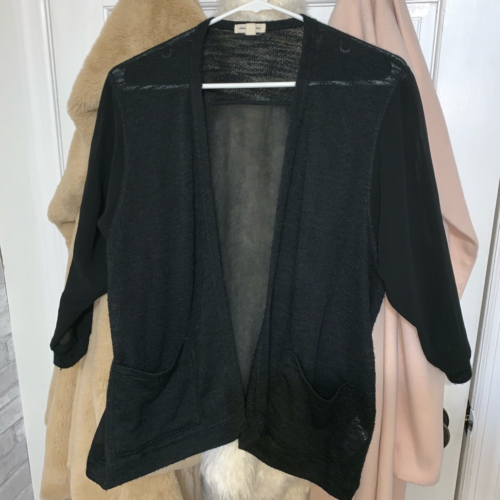 Black Silence and Noise open cardigan